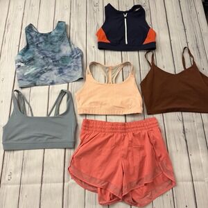 Short Athleta Hustle 3 - Floral Rose Sarcelle - Taille S - Yoga Sport